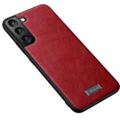 Защитный чехол SULADA Leather Case для Samsung Galaxy S22 - Red