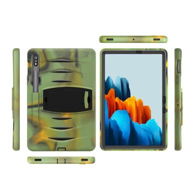 Защитный чехол UniCase Bravo Series для Samsung Galaxy Tab S7 (T870/875) / S8 (T700/706) - Camouflage