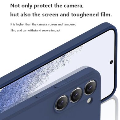 Захисний чохол X-LEVEL Delicate Silicone для Samsung Galaxy S23 Plus (S916) - Dark Blue