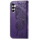 Чехол UniCase Butterfly Pattern для Samsung Galaxy A05s (A057) - Dark Purple. Фото 5 из 6