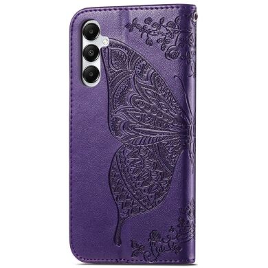 Чехол UniCase Butterfly Pattern для Samsung Galaxy A05s (A057) - Dark Purple
