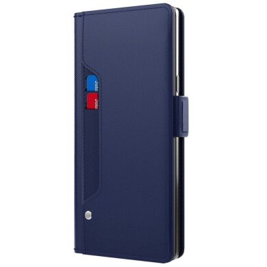 Чехол-книжка Deexe Eclipse Wallet для Samsung Galaxy A22 5G (A226) - Blue