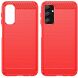Захисний чохол UniCase Carbon для Samsung Galaxy A25 (A256) - Red