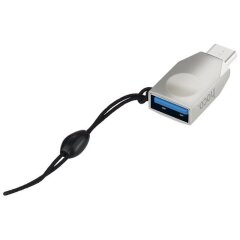 Переходник Hoco UA9 Type-C to USB - White