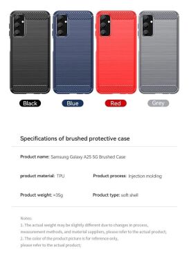 Защитный чехол UniCase Carbon для Samsung Galaxy A25 (A256) - Red