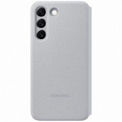 Чехол-книжка Smart LED View Cover для Samsung Galaxy S22 (S901) EF-NS901PJEGRU - Light Gray