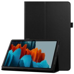 Чехол Deexe Folder Style для Samsung Galaxy Tab S7 Plus (T970/975) / S8 Plus (T800/806) - Black