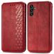 Чехол Deexe Rhombus Wallet для Samsung Galaxy A13 5G (A136) / A04s (A047) - Red. Фото 1 из 15