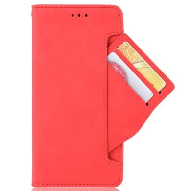 Чехол Deexe Wallet Stand для Samsung Galaxy A03 Core (A032) - Red