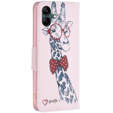 Чехол-книжка Deexe Color Wallet для Samsung Galaxy A05 (A055) - Giraffe