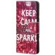 Чехол-книжка Deexe Color Wallet для Samsung Galaxy M52 (M526) - Keep Calm and Sparkle. Фото 2 из 6