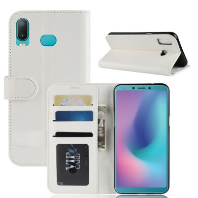 Чехол-книжка Deexe Wallet Style для Samsung Galaxy A6s - White