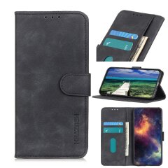 Чохол-книжка KHAZNEH Retro Wallet для Galaxy S22 Ultra - Black