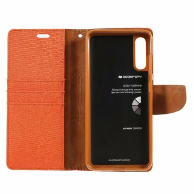 Чехол-книжка MERCURY Canvas Diary для Samsung Galaxy A50 (A505) / A30s (A307) / A50s (A507) - Orange