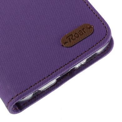 Чехол-книжка ROAR KOREA Cloth Texture для Samsung Galaxy S6 (G920) - Violet