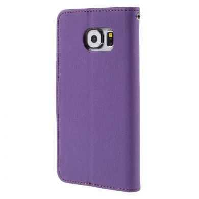 Чехол-книжка ROAR KOREA Cloth Texture для Samsung Galaxy S6 (G920) - Violet