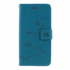 Чехол-книжка UniCase Flower Pattern для Samsung Galaxy A20 (A205) / A30 (A305) - Blue