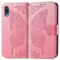 Чехол UniCase Butterfly Pattern для Samsung Galaxy A02 (A022) - Pink