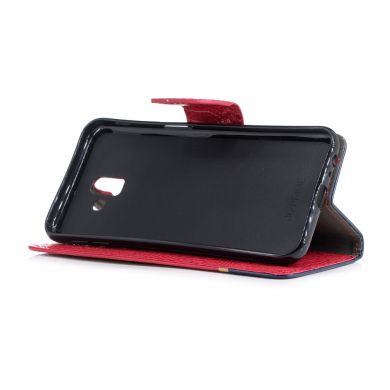 Чехол UniCase Croco Wallet для Samsung Galaxy J6+ (J610) - Red