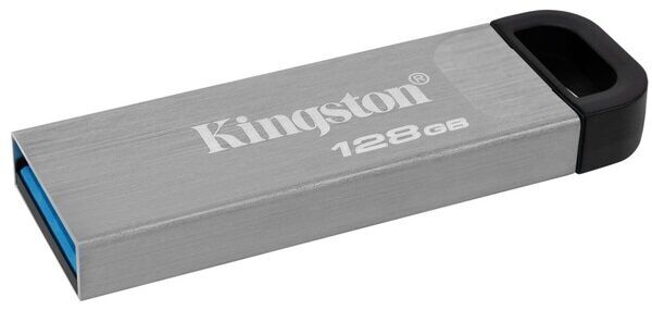 Флеш-память Kingston DT Kyson 128GB USB 3.2 (DTKN/128GB) - Silver / Black