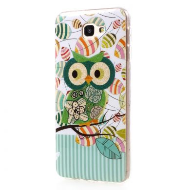 Силиконовый чехол Deexe Life Style для Samsung Galaxy J5 Prime - Cute Owl