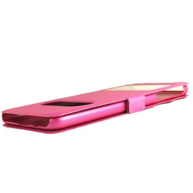 Чехол-книжка Deexe Silk Texture для Samsung Galaxy J5 Prime - Pink