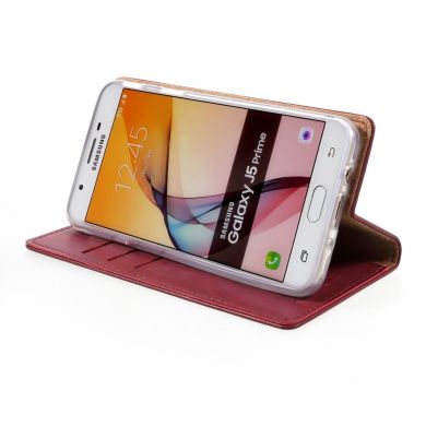 Чехол-книжка MERCURY Classic Flip для Samsung Galaxy J5 Prime (G570) - Wine Red