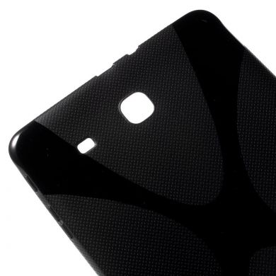 Силиконовая накладка Deexe X-Shaped для Samsung Galaxy Tab E 9.6 (T560/561) - Black