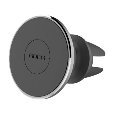 Магнитный держатель ROCK Air Vent для смартфонов, серый