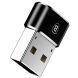 Адаптер Baseus USB to Type-C (CAAOTG-01) - Black. Фото 6 из 16