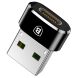 Адаптер Baseus USB to Type-C (CAAOTG-01) - Black. Фото 2 из 16