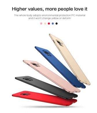 Пластиковый чехол MOFI Slim Shield для Samsung Galaxy A8+ 2018 (A730) - Red
