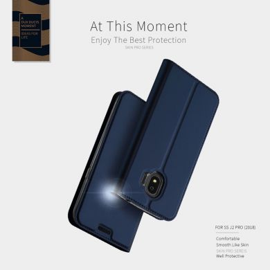 Чехол-книжка DUX DUCIS Skin Pro для Samsung Galaxy J2 2018 (J250) - Dark Blue