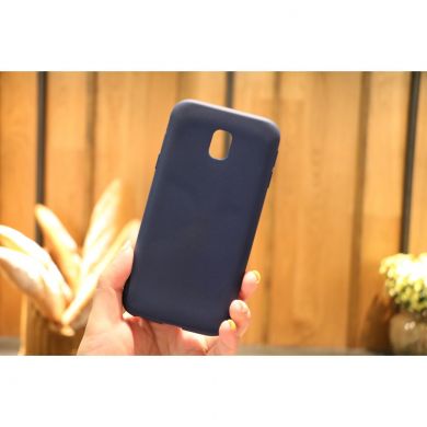 Силіконовий (TPU) чохол Deexe Soft Case для Samsung Galaxy J3 2017 (J330), Темно-синій
