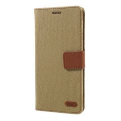 Чехол-книжка ROAR KOREA Cloth Texture для Samsung Galaxy Note 8 (N950) - Khaki