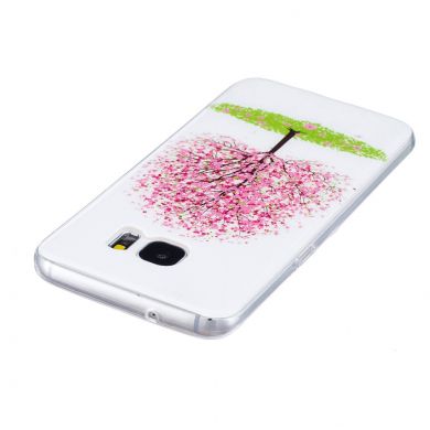Силиконовый (TPU) чехол Deexe LumiCase Samsung Galaxy S7 edge (G935) - Colorful Tree