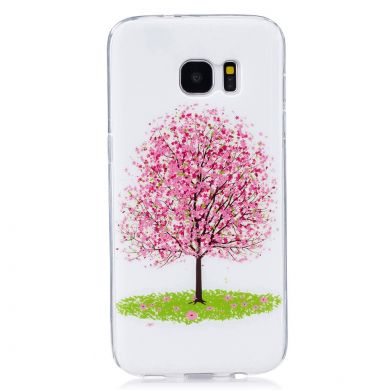 Силиконовый (TPU) чехол Deexe LumiCase Samsung Galaxy S7 edge (G935) - Colorful Tree
