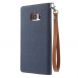 Чехол-книжка MERCURY Canvas Wallet для Samsung Galaxy S7 edge (G935) - Dark Blue. Фото 2 из 6