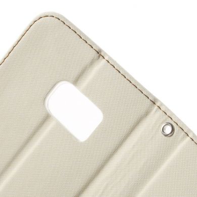 Чехол-книжка ROAR KOREA Cloth Texture для Samsung Galaxy S7 (G930) - White