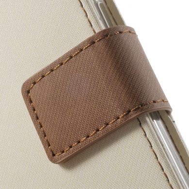 Чехол-книжка ROAR KOREA Cloth Texture для Samsung Galaxy S7 (G930) - White