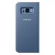 Чехол-книжка LED View Cover для Samsung Galaxy S8 Plus (G955) EF-NG955PLEGRU - Blue. Фото 2 из 4