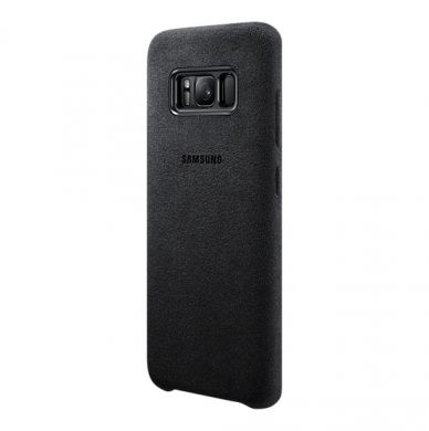 Кожаный чехол Alcantara Cover для Samsung Galaxy S8 (G950) EF-XG950ASEGRU - Dark Gray