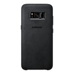 Кожаный чехол Alcantara Cover для Samsung Galaxy S8 (G950) EF-XG950ASEGRU - Dark Gray