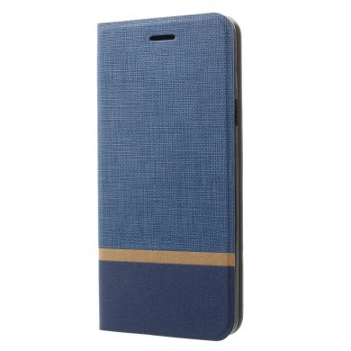 Чехол-книжка Deexe Lines Texture для Samsung Galaxy S9 Plus (G965) - Blue
