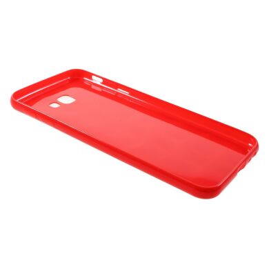 Силиконовый чехол Deexe 3D Diamond Texture для Samsung Galaxy J4+ (J415) - Red