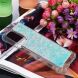 Силиконовый (TPU) чехол Deexe Liquid Glitter для Samsung Galaxy A72 (А725) - Baby Blue. Фото 5 из 7