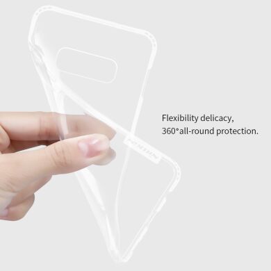Силиконовый (TPU) чехол NILLKIN Nature для Samsung Galaxy S10e - White