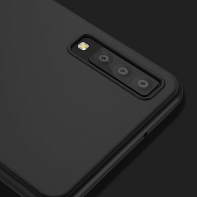 Силиконовый (TPU) чехол X-LEVEL Matte для Samsung Galaxy A7 2018 (A750) - Black