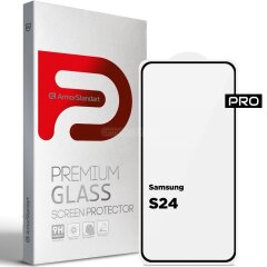 Защитное стекло ArmorStandart Pro 5D для Samsung Galaxy S24 - Black