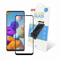 Защитное стекло Global Full Glue для Samsung Galaxy A21s (A217) - Black